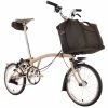 Brompton Barbour Bike Mit Teleskop-Sattelstütze Inkl. Barbour Holdall Olive Und Zip Pouch Tartan